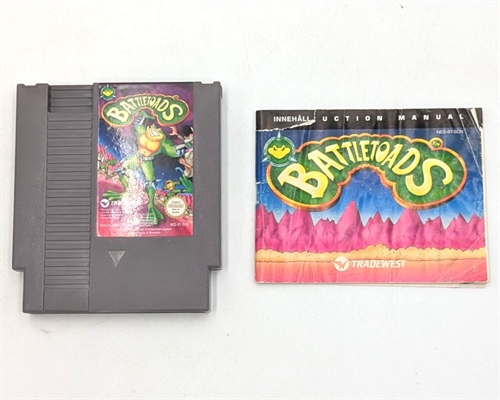 Battletoads - Complete In Box - (SCN) - NES Game (B Grade) (Used)